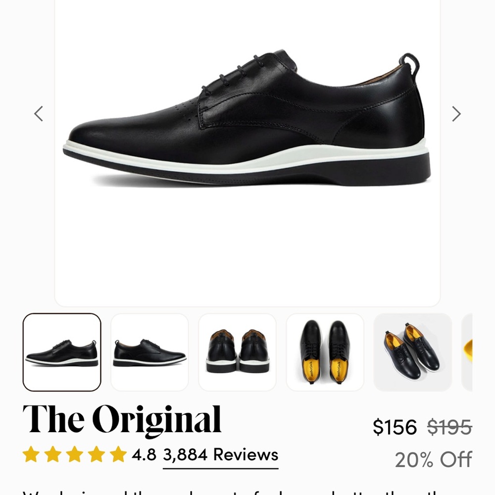 Amberjack - The Origianl Onyx - Elegant Black Leather Oxfords - Picture 5 of 5